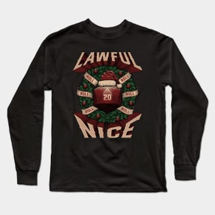 RPG - Christmas Alignment - Lawful Nice Long Sleeve T-Shirt